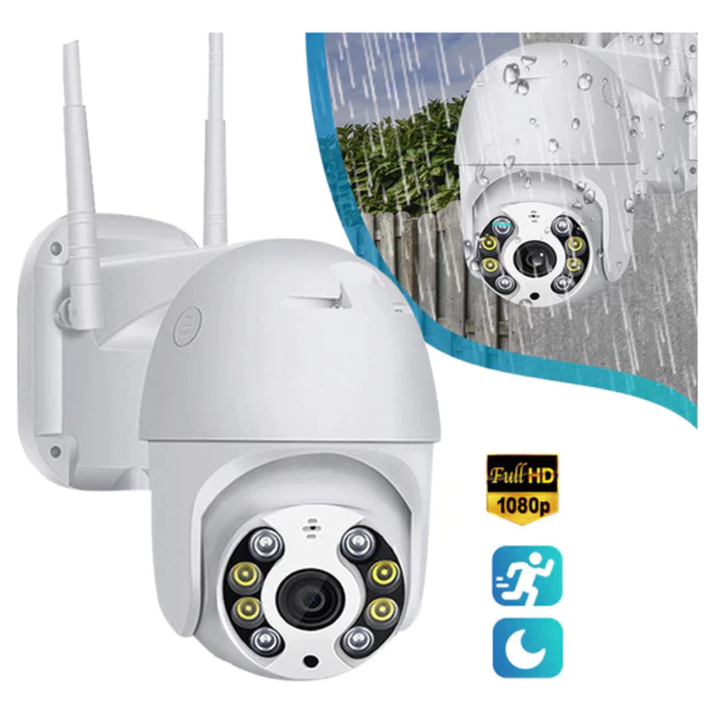 Produtos da Shopee que realmente valem a pena: 7 achados testados (preços, prós e contras) Câmera De Segurança wi-fi externa À Prova D'água full hd yoosee gira 360 speed dome