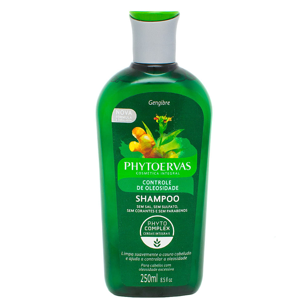 Shampoo Phytoervas Controle de Oleosidade Sem Sal com 250ml | Shopee Brasil
