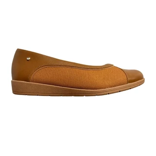 SAPATILHA EM COURO USAFLEX MARROM em Oferta na Shopee