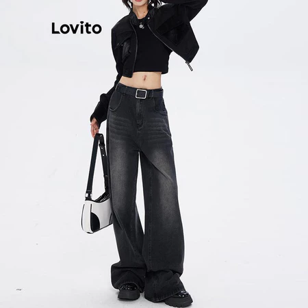 Calça jeans feminina casual 