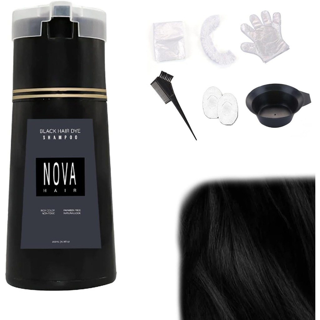Nova Hair Dye Shampoo, Nova Hair Instant Dye Shampoo, Nova Hair Dye ...