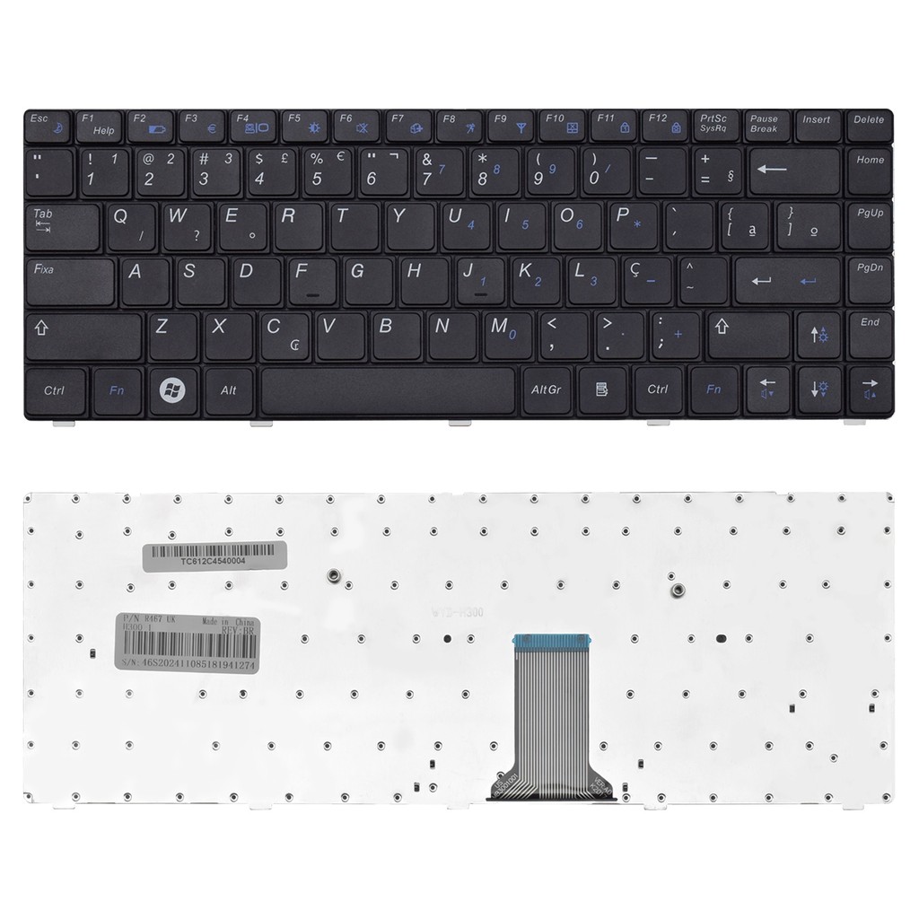 Teclado para Notebook Samsung R440 | Preto ABNT2 | Shopee Brasil