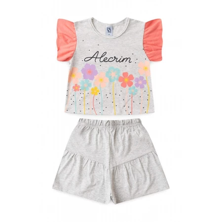 Conjunto feminino infantil Alecrim