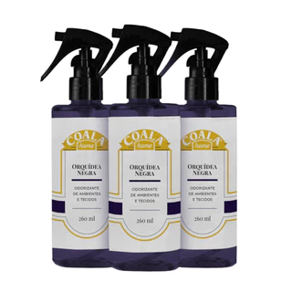 Kit 3 Odorizantes de Ambientes e Tecidos Orquídea Negra