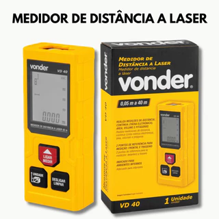 Medidor de Distância a Laser 40 m VD 40 – Vonder