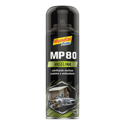 Vaselina Spray Lubrificante Para Engrenagens Trilhos Correntes Dobradiças 250ml - Mundial Prime
