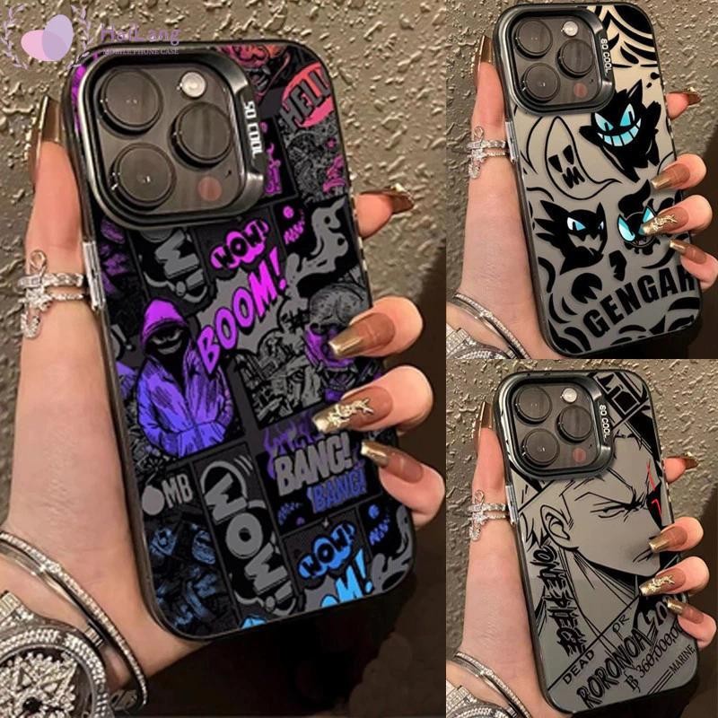 Capa Para IPhone 16 Pro Max 15 14 13 12 11 X XS XR 7 8 SE Boom Comic Case