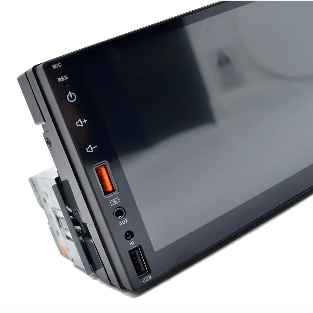 Central Multimídia MP5 FP Import ViperX 1Din 7 BT/2 USB/AUX/FM