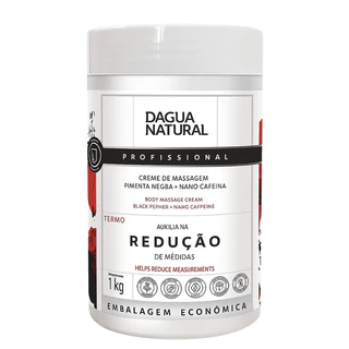 Creme Pimenta Negra Redutor 1kg D’água Natural em Oferta na Shopee