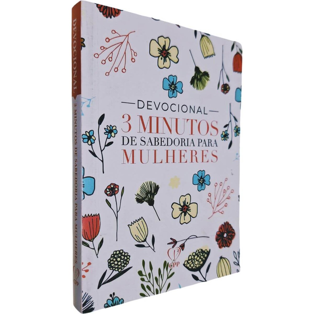 Livro de Bolso Devocional 3 Minutos de Sabedoria Para Mulheres Flowers ...