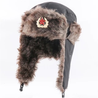 Emblema Soviético Lei Feng Boné À Prova De Vento Quente Earflap Chapéu Para Homens E Mulheres Ciclismo Ao Ar Livre Norde