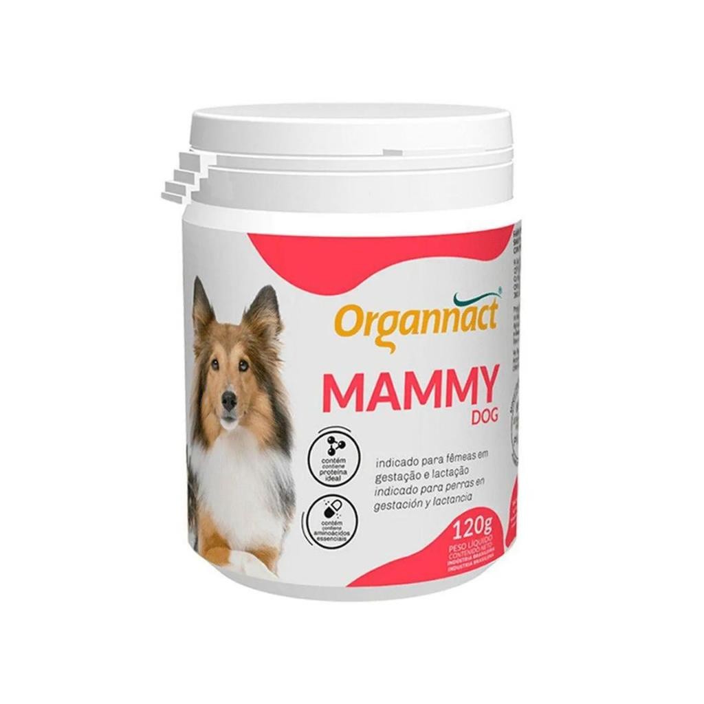 Mammy Dog Po 120g Vitamina Pet Gestantes Organnact | Shopee Brasil