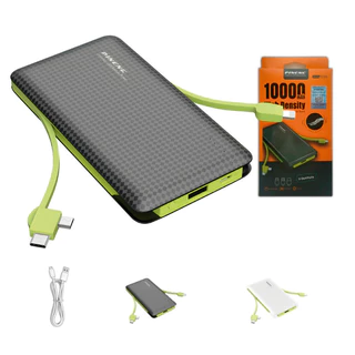 Carregador Portátil Power Bank 10000mah com 3 Saídas v8 iphone e type-c KD-956 em Oferta na Shopee