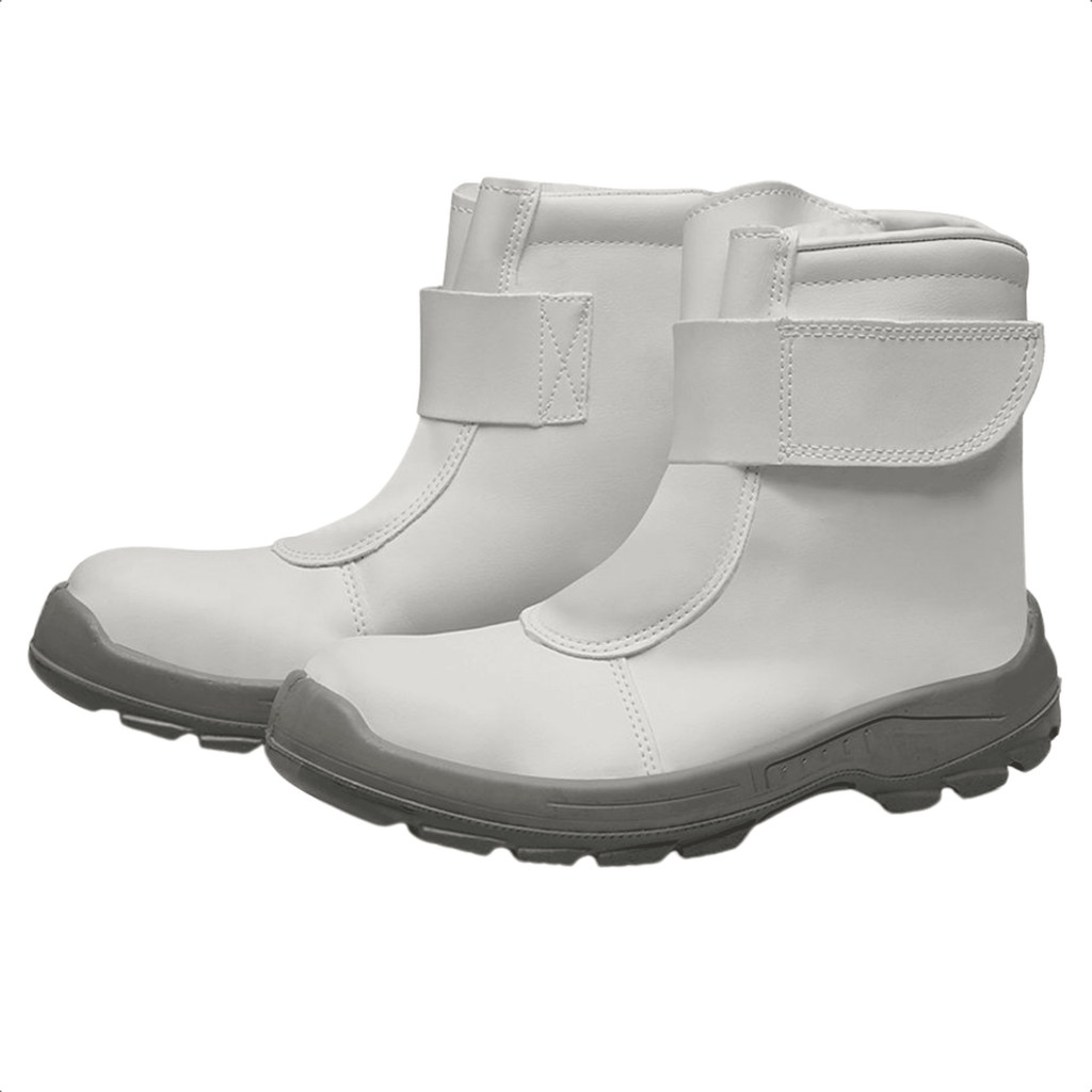 Coturno Bota Térmica Frigorifico c/forro Velcro Bico PVC | Shopee Brasil
