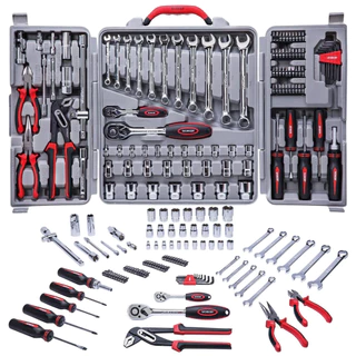 Jogo de Ferramentas Worker com 110 Peças e Maleta - Jogo de Soquete Com Chave Combinada em Oferta na Shopee