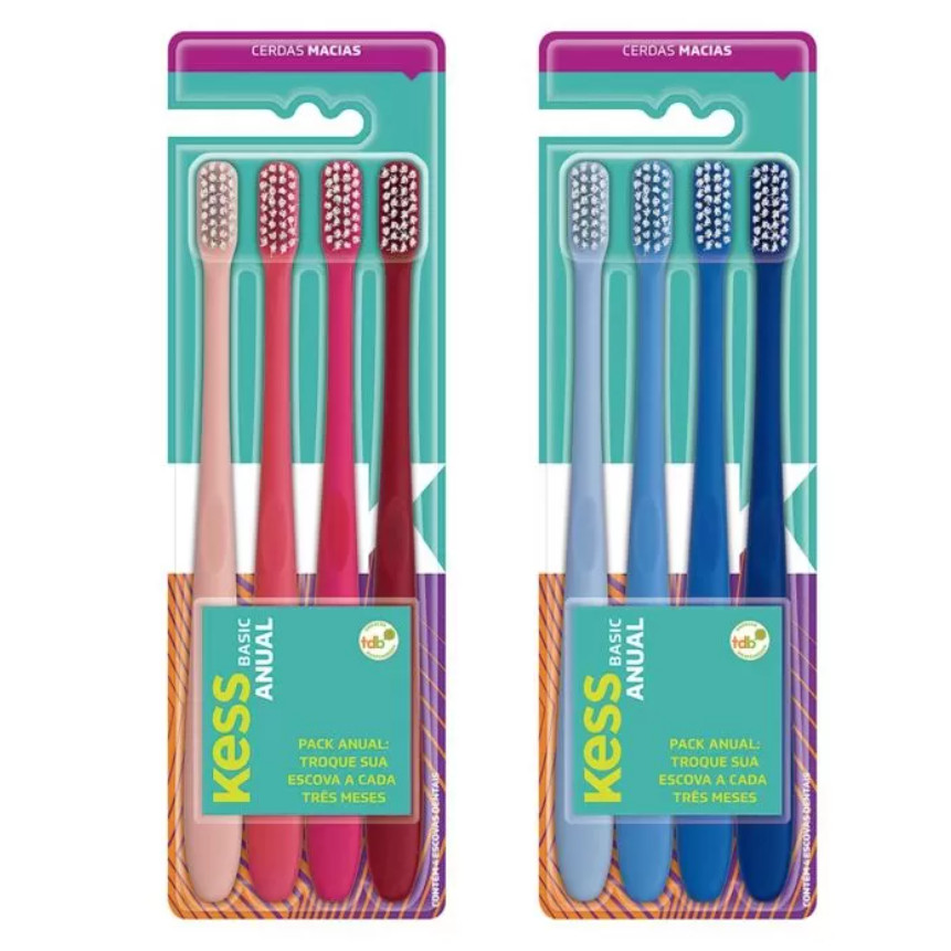 Pack Com 4 Esc. Dentais Basic Anual Kess | Shopee Brasil