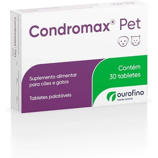 Suplemento Condromax Pet Para Cães e Gatos Ourofino 30 Tabletes em Oferta na Shopee