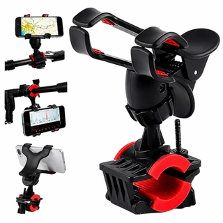 Suporte Celular De Pedestal P/ Musico Cifra Microfone Slim Preto