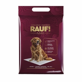 Tapete Higiênico Rauf Max Neutro 80x60cm - Embalagem com 7 Unidades em Oferta na Shopee