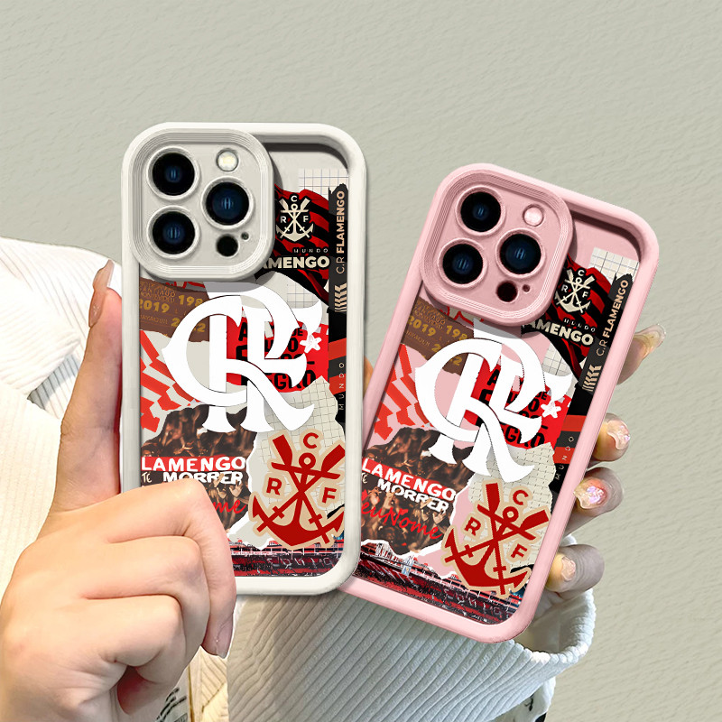 Capinha personalizada de CR Flamengo para iPhone 11 13 x xr xs max 12 14 15 16 pro max 16 + 8 Plus CAPA anti impacto