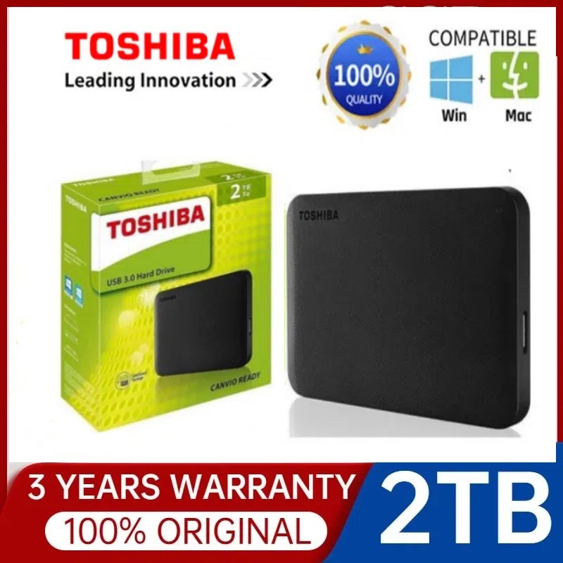 x's TOSHIBA SSD 1TB ⭐ Toshiba⭐ Disco Rígido Externo HD SSD 1TB 2TB 4TB Expansão USB