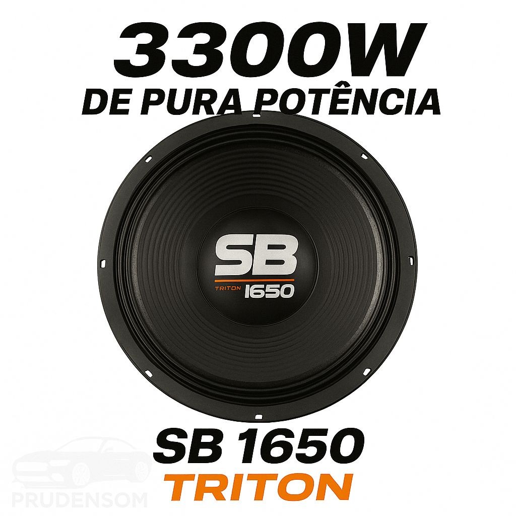 Alto Falante Triton SB 1650 Wrms 15” 3300W Grave Potente Woofer