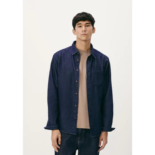 Camisa Masculina Raw Denim em Oferta na Shopee