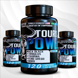 Touro Power 2000mg | 120/240/360 comprimidos | Suplemento Natural