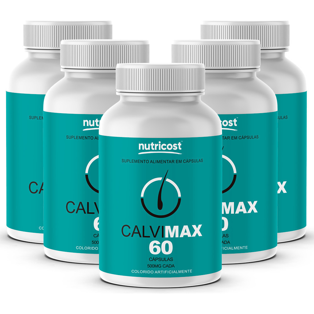 5 Calvimax 60 Cápsulas Original - Suplemento Envio Expresso - LOJA ...