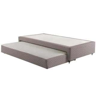 Bicama Solteiro com Cama Auxiliar Suede Herval Anis, Sem Colchão, 32x88x188 cm em Oferta na Shopee