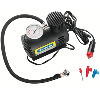 Compressor de ar portátil p/ carro 300psi 50W 12V Tramontina em Oferta na Shopee
