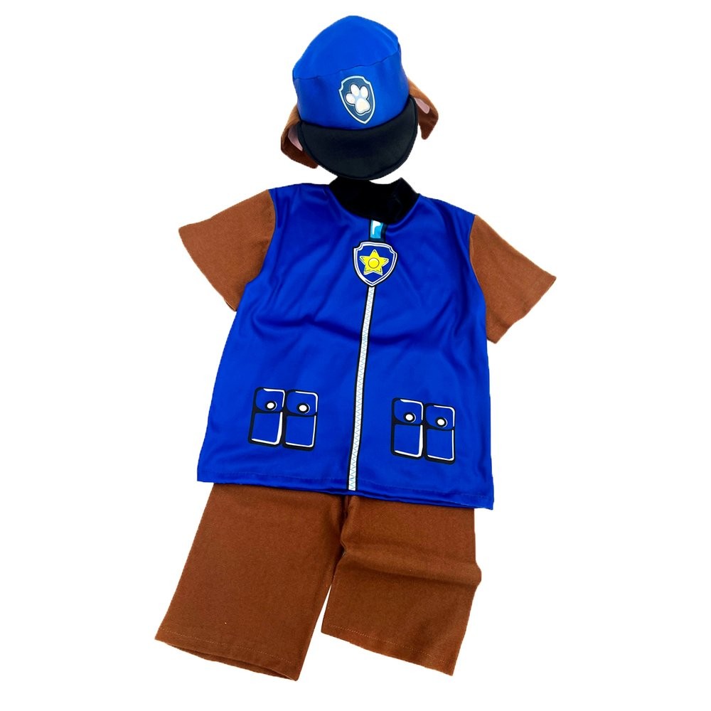 Fantasia Chase Patrulha Canina Menino - Kidstok | Shopee Brasil
