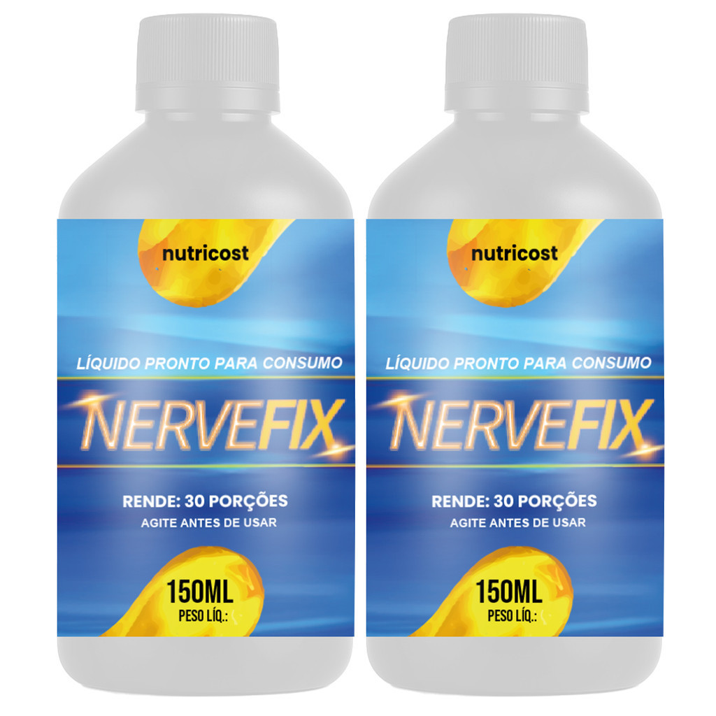 2 Nervefix 150ml liquido pronto para consumo efeito mais rapido que as ...