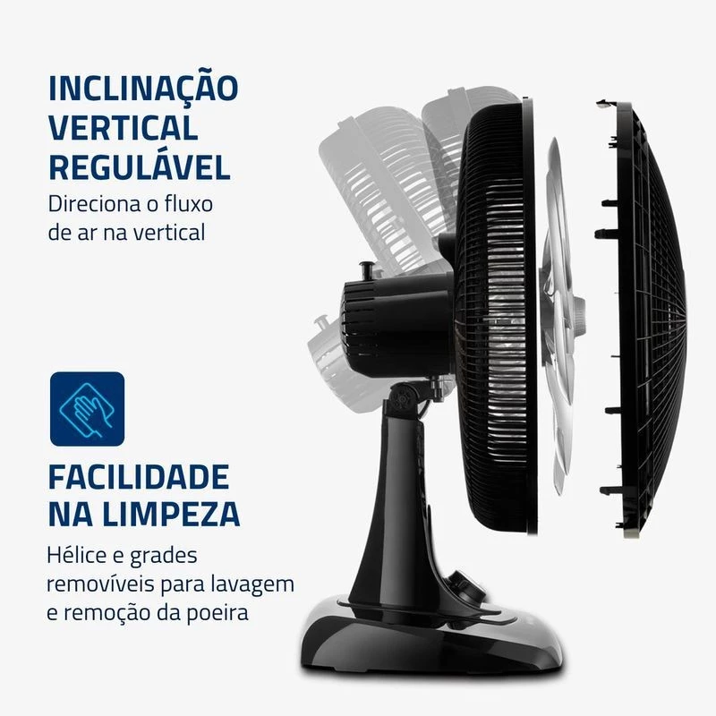 Ventilador De Mesa 40cm 140W Super Power VSP40B Mondial