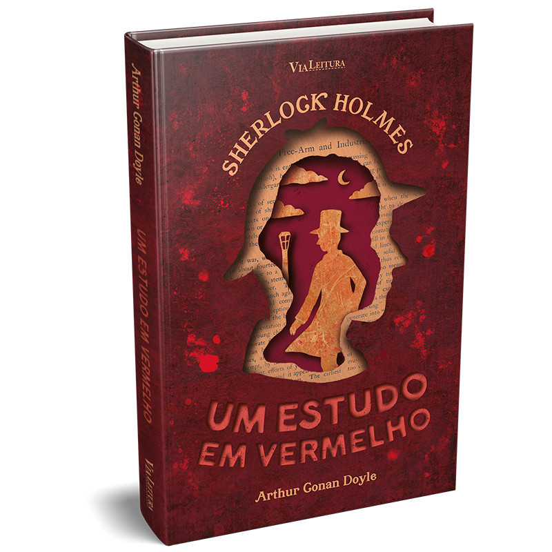 Livro - Sherlock Holmes: Um estudo em vermelho - Edição Capa Dura ...