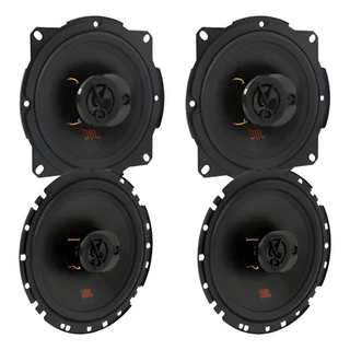 Kit 4 Alto Falantes Triaxiais Jbl Flex4 6trfx55 + 5trfx55 Preto