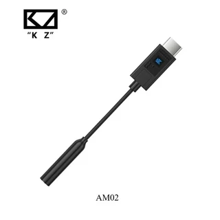 KZ AM02 Amplificador De Fones De Ouvido Digitais Portátil USB DAC Tuning Tipo-c Para 3.5mm Cabo Adaptador Com Chip Fone 