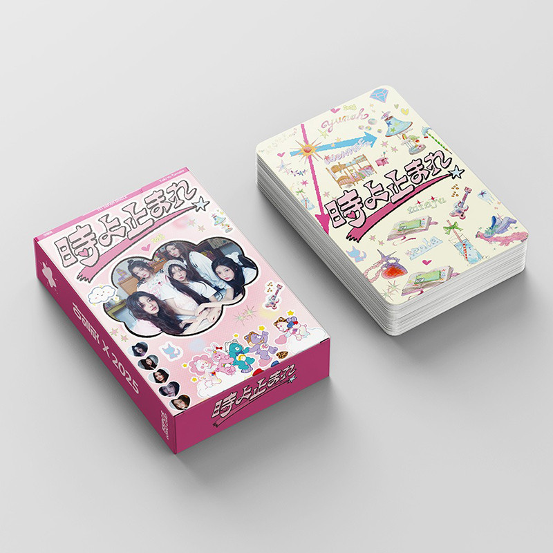 ILLIT kpopmerch SHOPEE 50枚 55pcs ILLIT LOMO Cartão Comemorativo Álbum Photocard KPOP