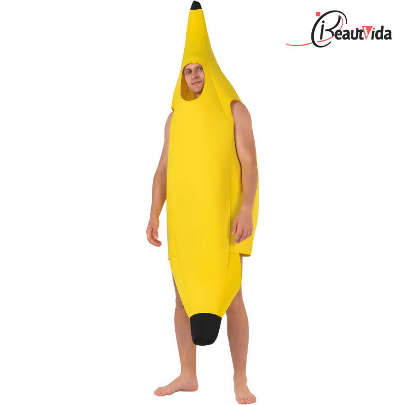 Fantasias de Halloween para Crianças/Adultos Cosplay de Banana HH71