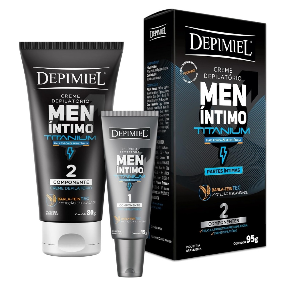 Creme Depilatório Depimiel Men Partes Intimas Masculino 95g | Shopee Brasil
