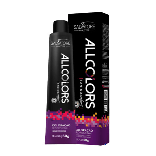 Coloração Salvatore All Colors 7.7 Louro Médio Marrom 60g