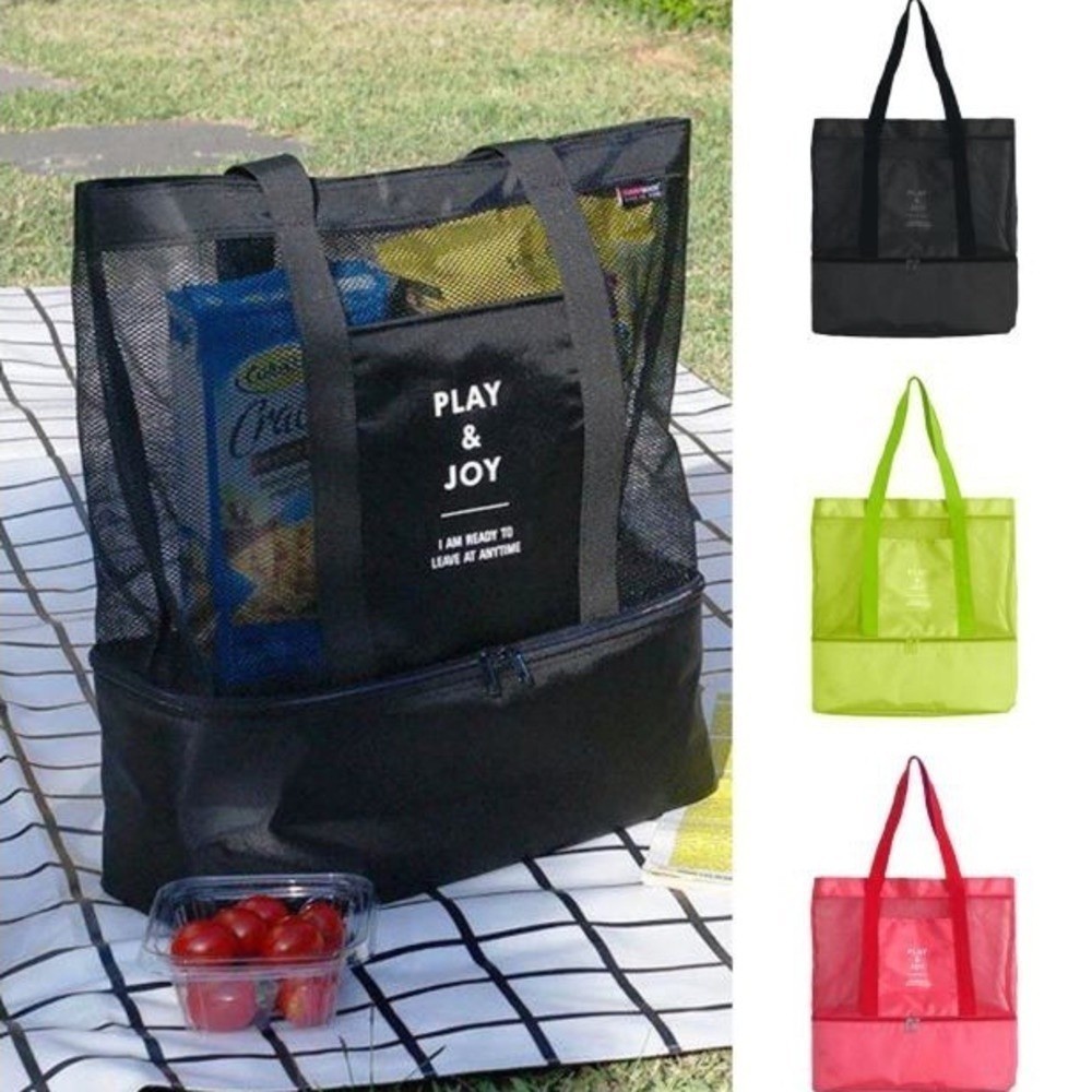 Kit2 Bolsa de Praia Com Cooler anjgg