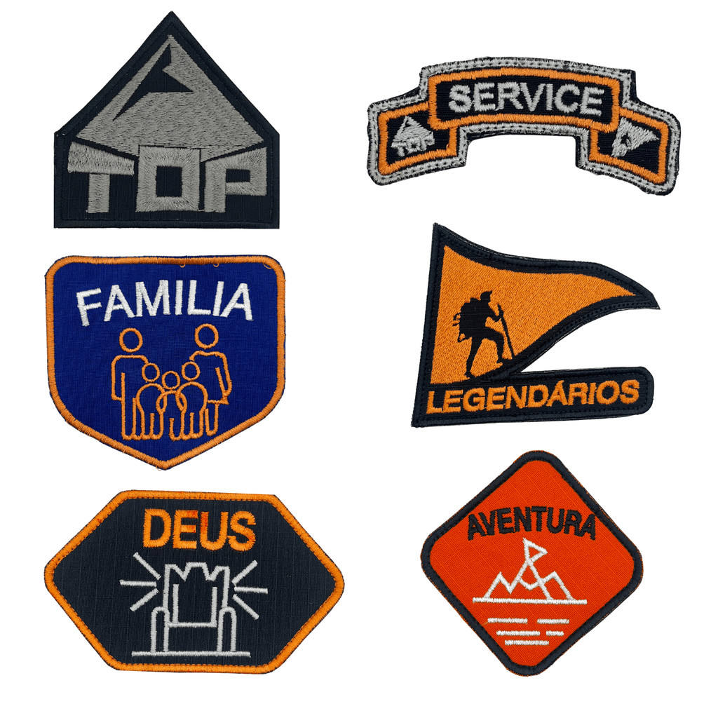 KIT PATCH LEGENDARIOS COMPLETO COM VELCRO | Shopee Brasil
