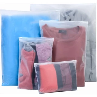 Kit 50 Unidades de Saco Zip Fosco Armazenamento Para roupa