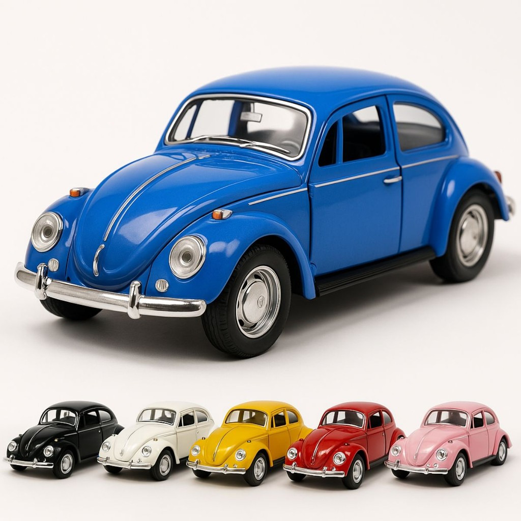 Fusca Miniatura de Ferro Clássico Carrinho Fricção Coleção | Shopee Brasil