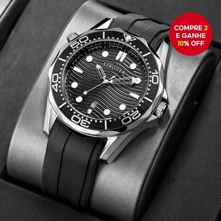 Casual Pulseira De Silicone Masculino Relógios Esportivos Moda Analógico Quartzo De Pulso Para Relógio (Sem Caixa)