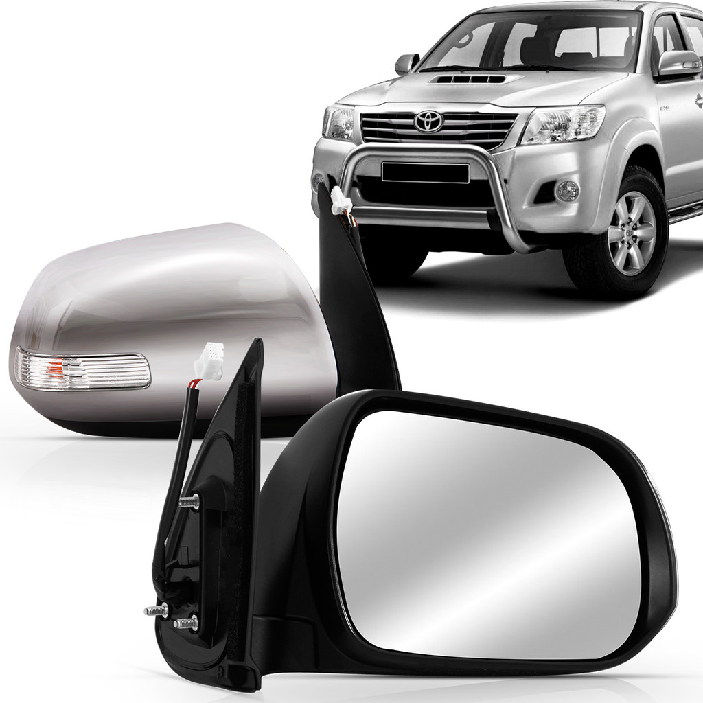 Par Retrovisor Hilux 2012 2013 2014 2015 Elétrico Sem Foldway | Shopee ...