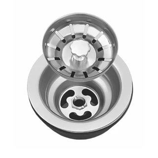 Válvula Pia Americana Ghel Plus Bali 3.1/2 Inox Pinos em ABS em Oferta na Shopee