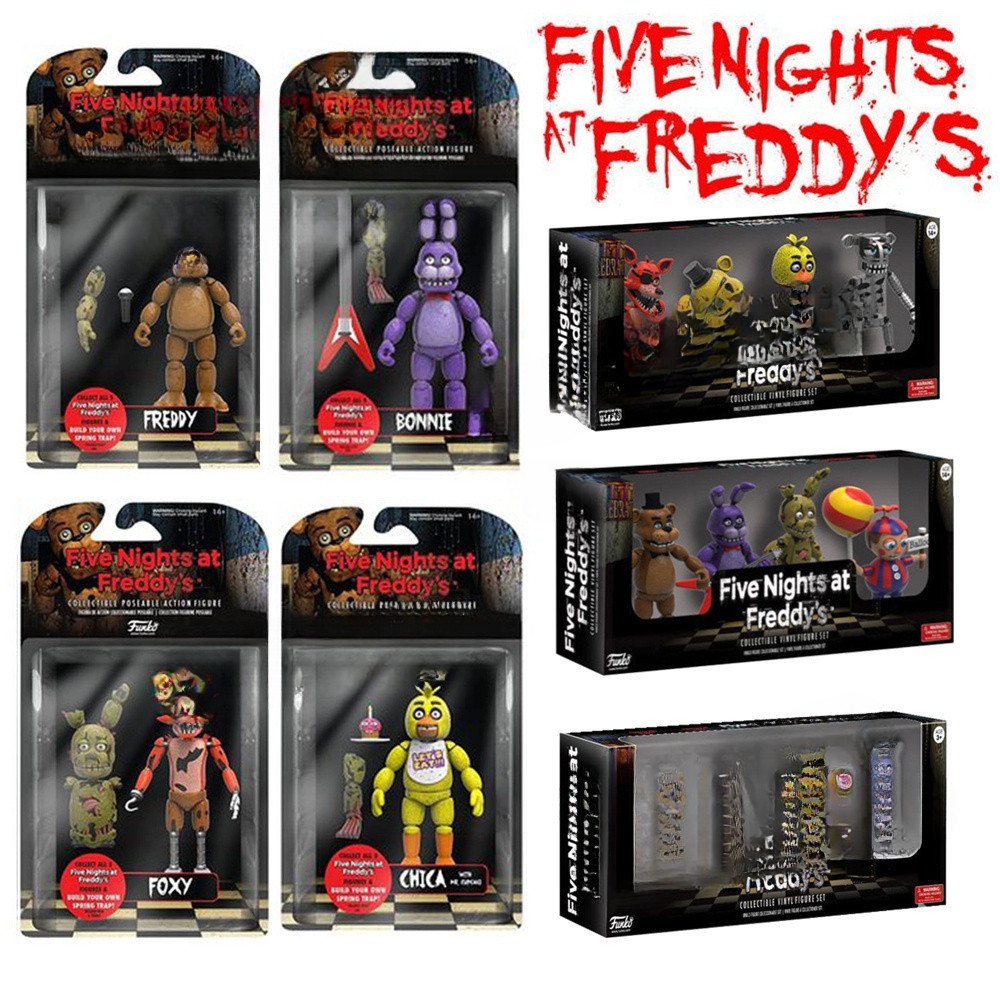 Funko FNAF Brinquedo Cinco Noites No FREDDY'S Action Figures Pack