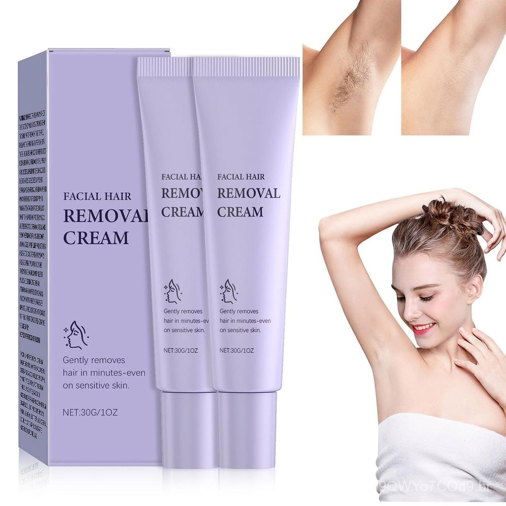 Creme de Remoção de Pelos Faciais para W Venda Quente, Creme de Remoção ...